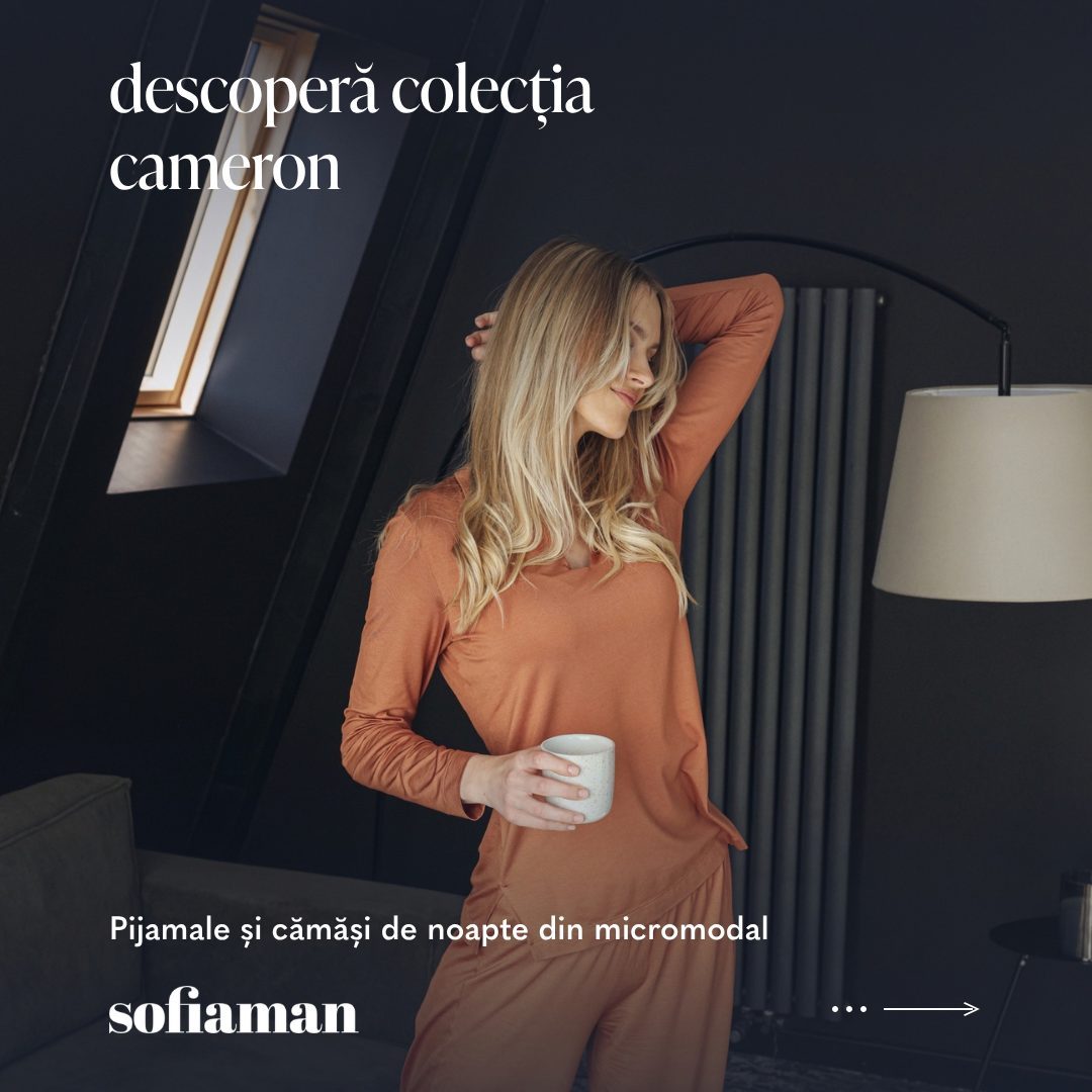 Cover for the Cameron collection, micromodal pyjamas